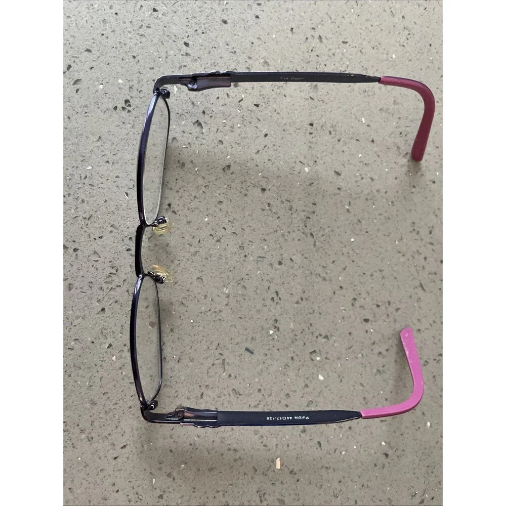 Capri Trendy T18 Purple 44-17-125 Metal Full Rim Eyeglasses Frames ONLY